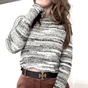 Crop sweater